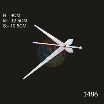 Plain Clock Hands- Clock Needles - Small- Silver