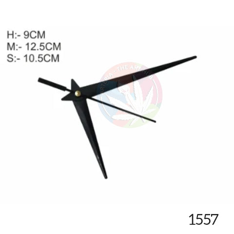 Plain Clock Hands- Clock Needles - Small- Black