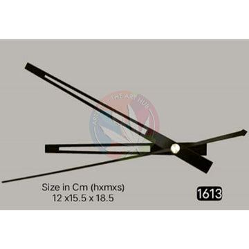 Designer Clock Hands- Clock Needles  2- BIG- Black