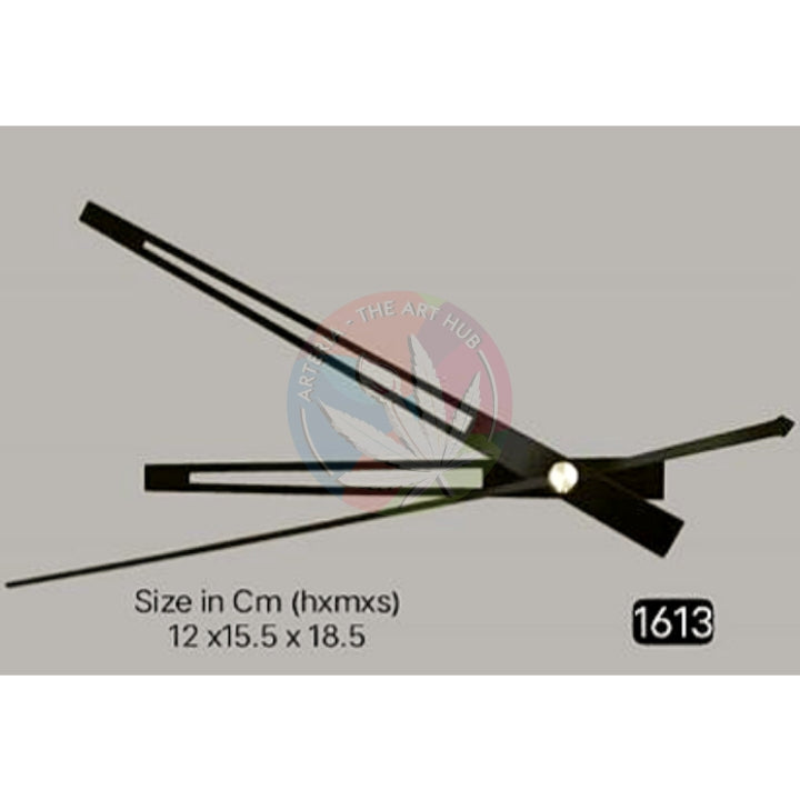 Designer Clock Hands- Clock Needles  2- BIG- Black