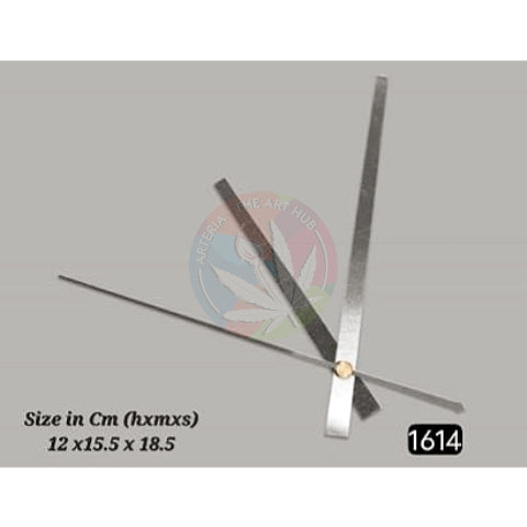 Designer Clock Hands- Clock Needles  2- BIG- Silver