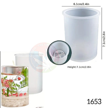 New Tea light Holder Mould Round Tall