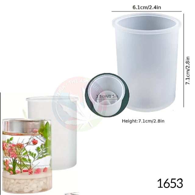 New Tea light Holder Mould Round Tall