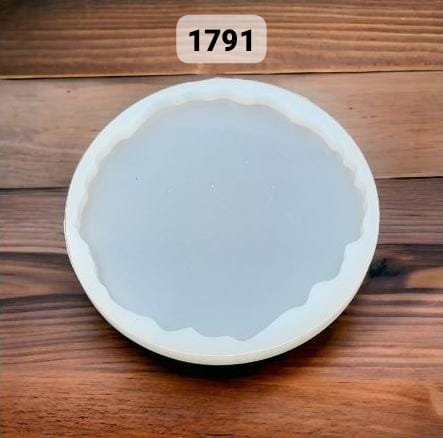 3" Agate Round Coaster and Photo Keychain Mould (Withou Hole)