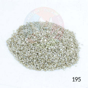 Glass Granules Small- Silver