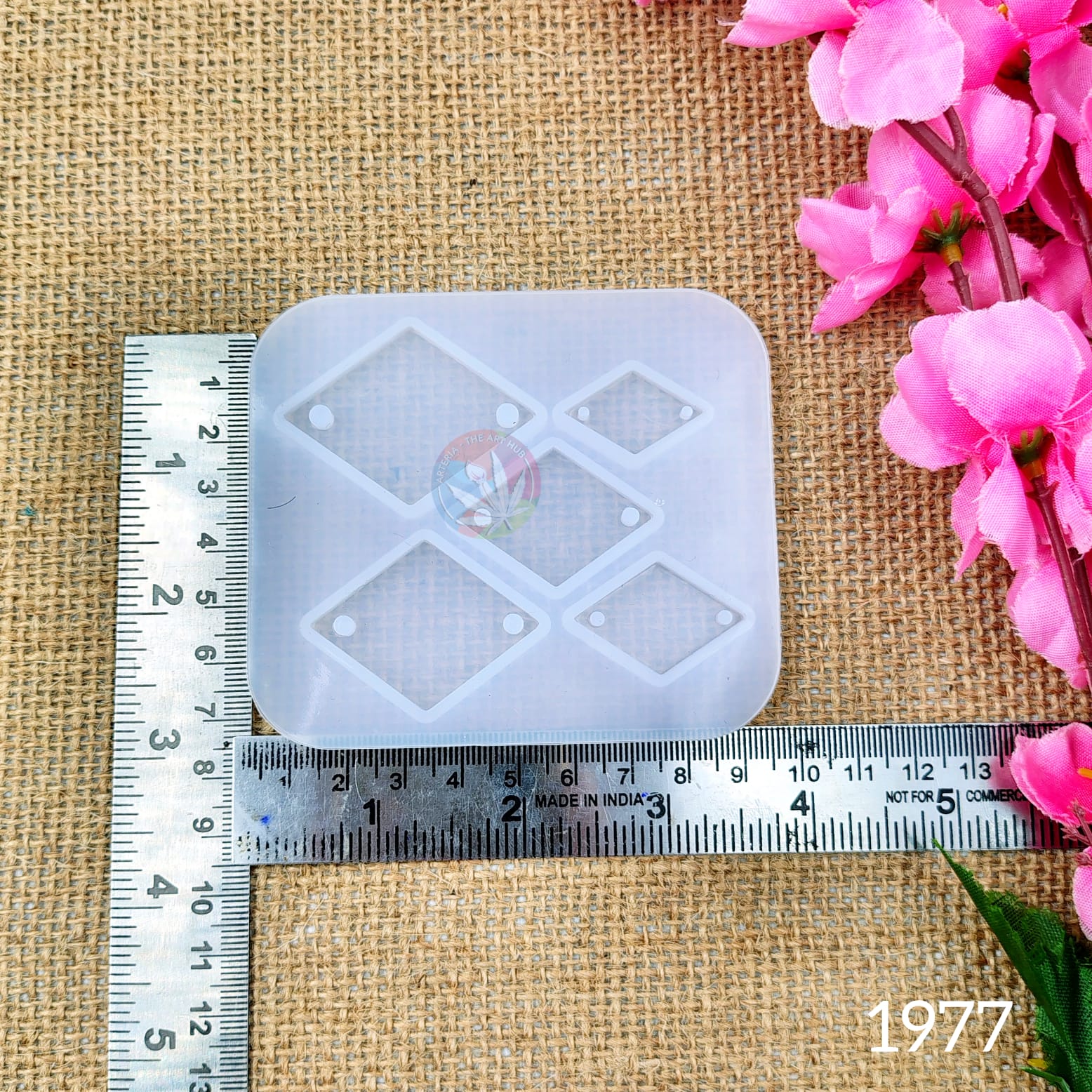 5 Cavity diamond shape Rakhi Mould