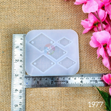 5 Cavity diamond shape Rakhi Mould