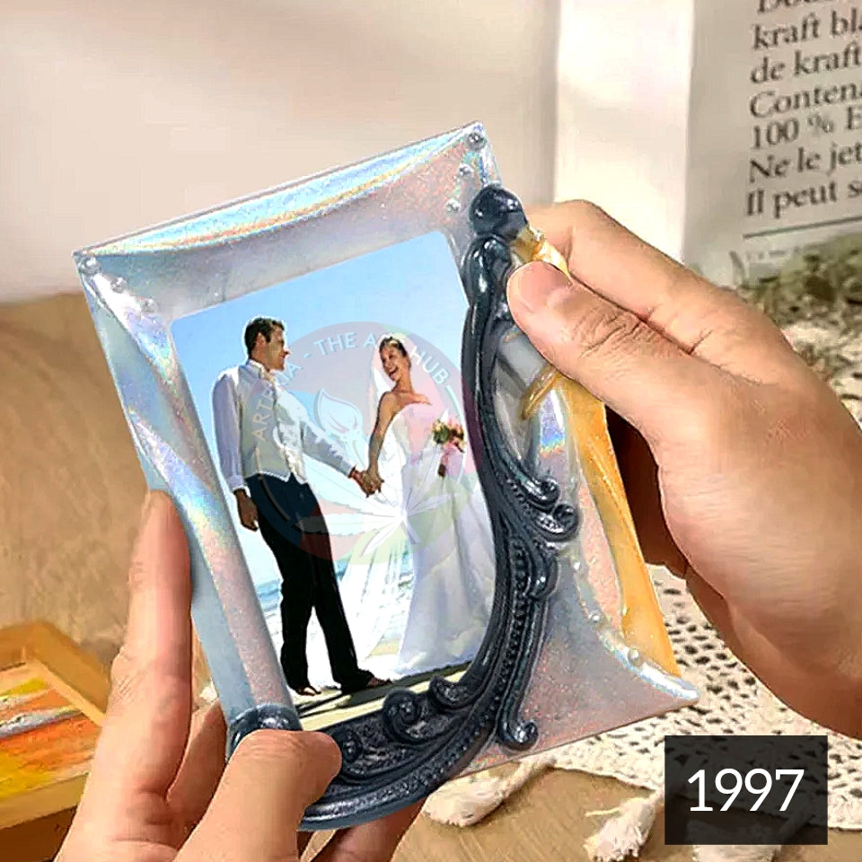 Designer Couple Photo Frame Mould With Stand