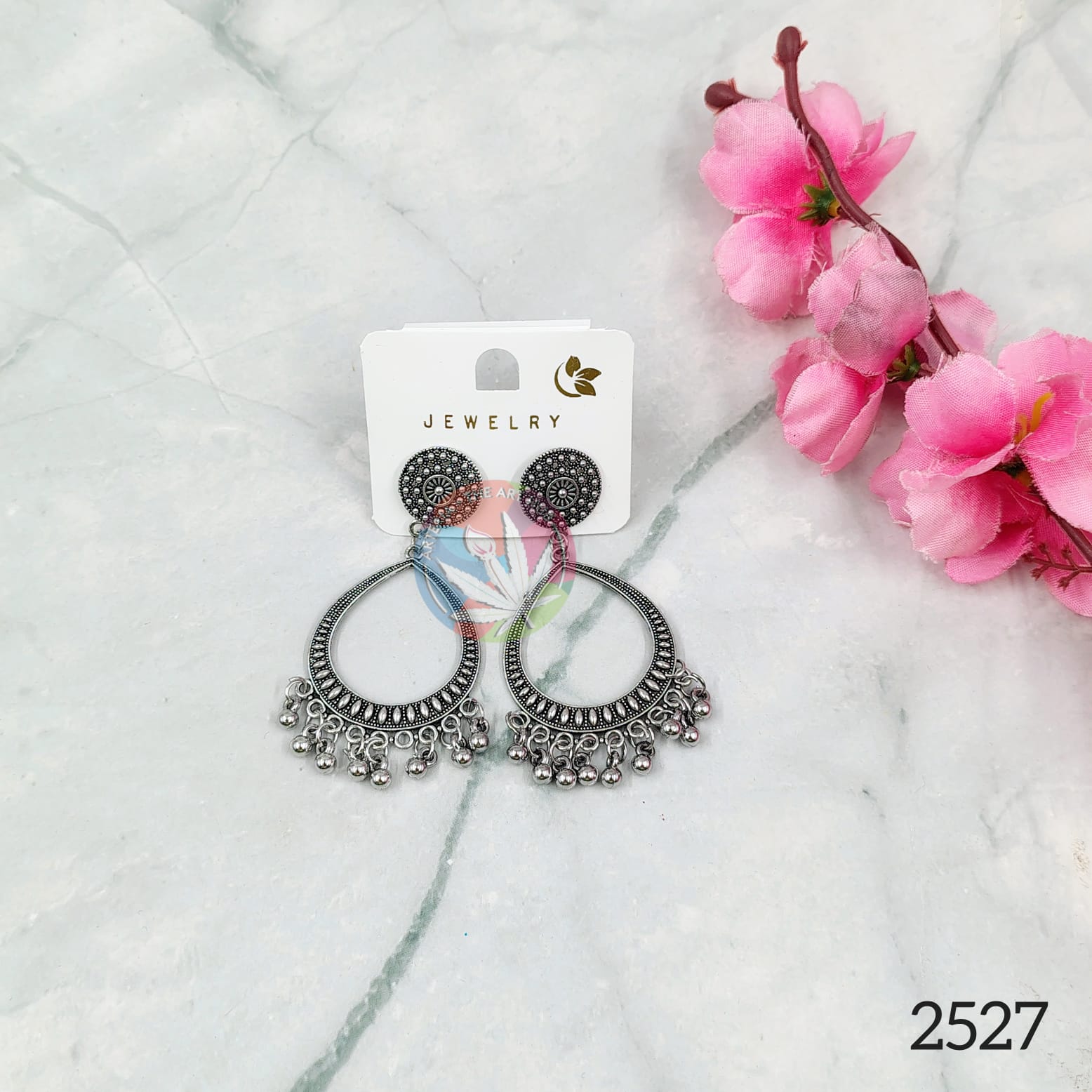 Oxidised Jhumka Silver - 8