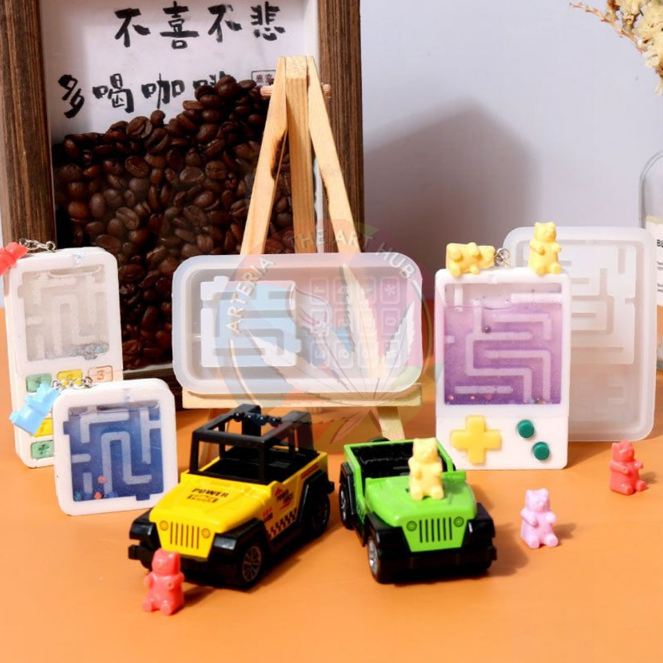 Mini Game Keychain Shakers Mould