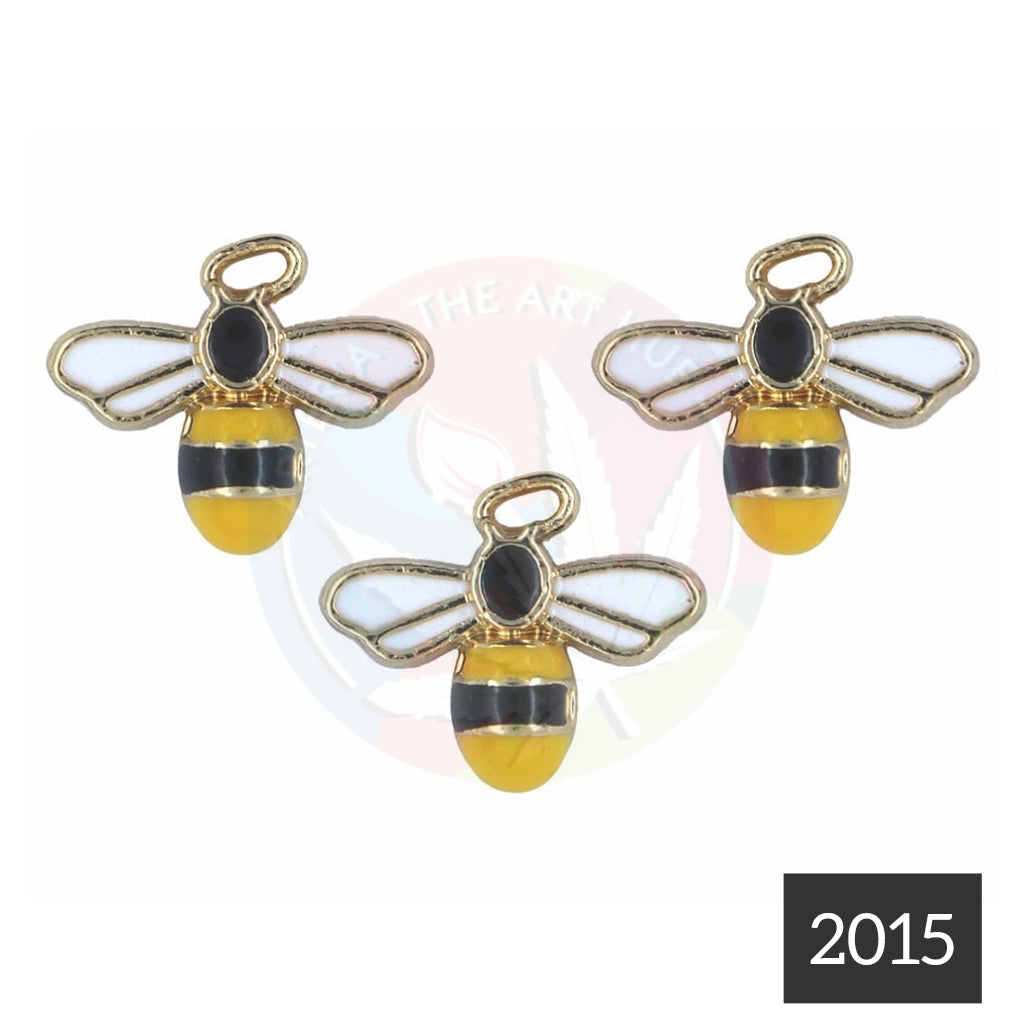 Metal Charm /  Pendant  Bumble Bee