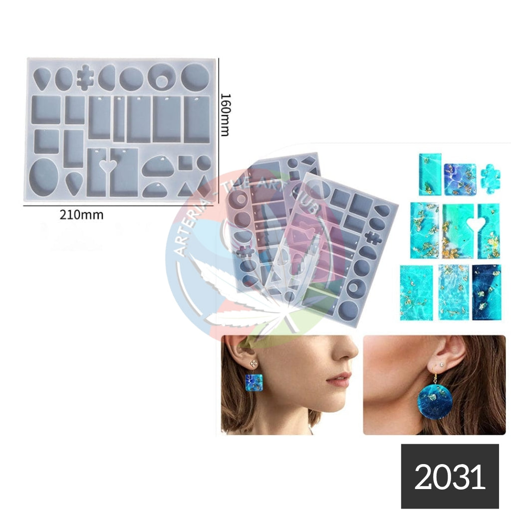 26 cavity jewellery & keychain mould