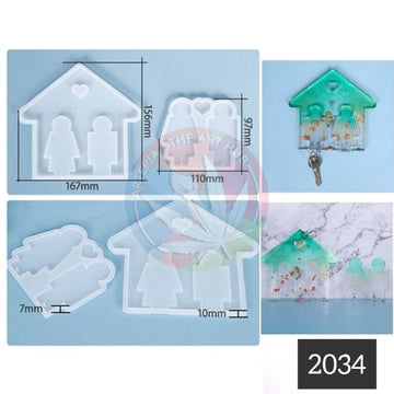 Couple key hanging & keychain mould