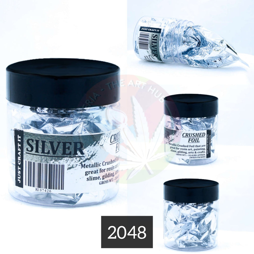 Crushed Foil- Silver