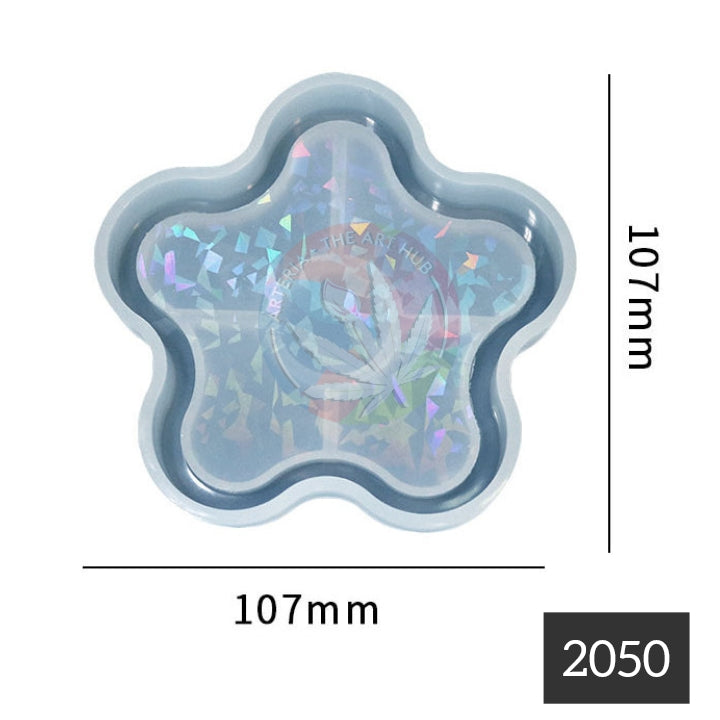 Holographic Flower Trinklet Coaster