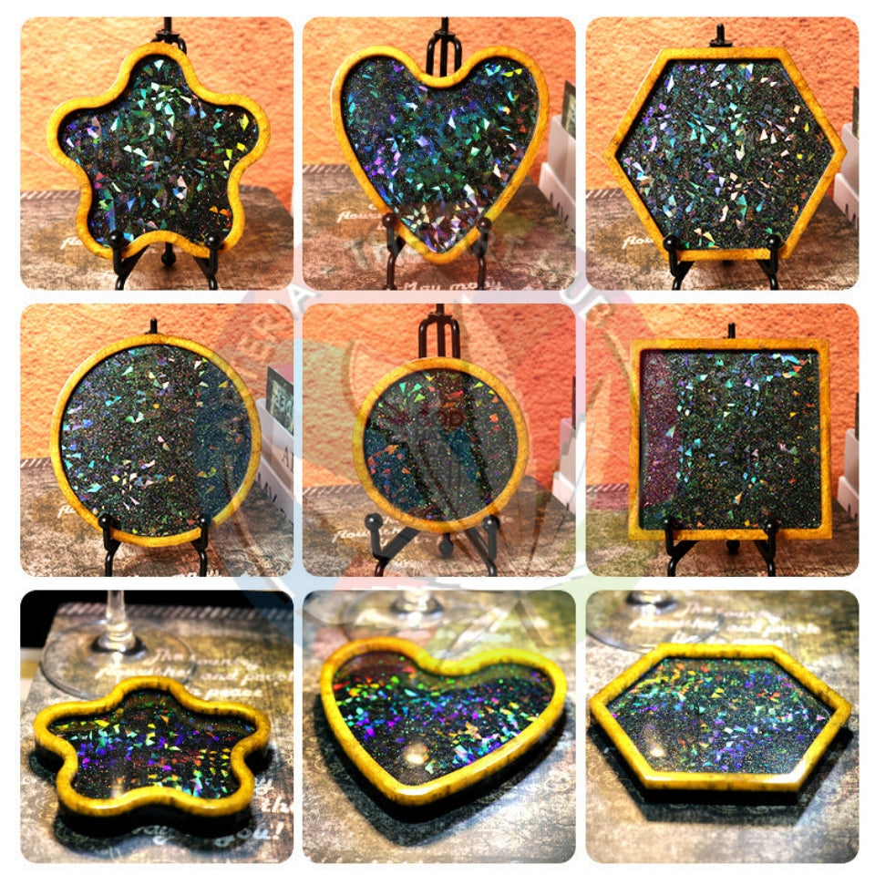 Holographic Coaster Mould- Square