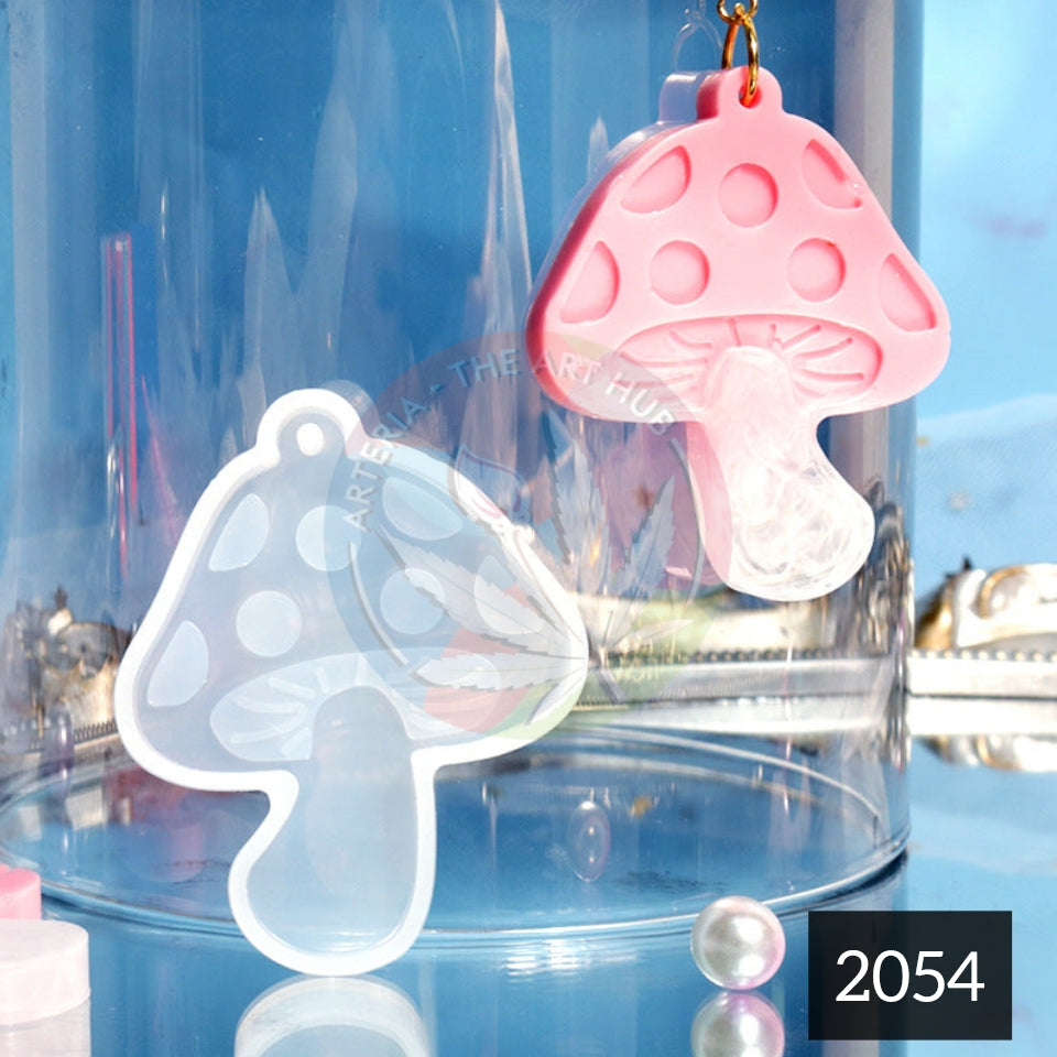 Mushroom keychain & jewellery mould