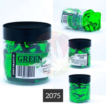 Crushed Foil- Green