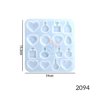 16 Cavity Gem Recasting & Jewellery & Pendant Mould