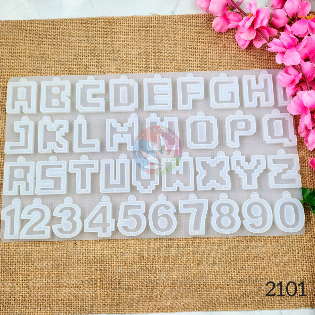 Pixels Alphabets Mould- Shakers