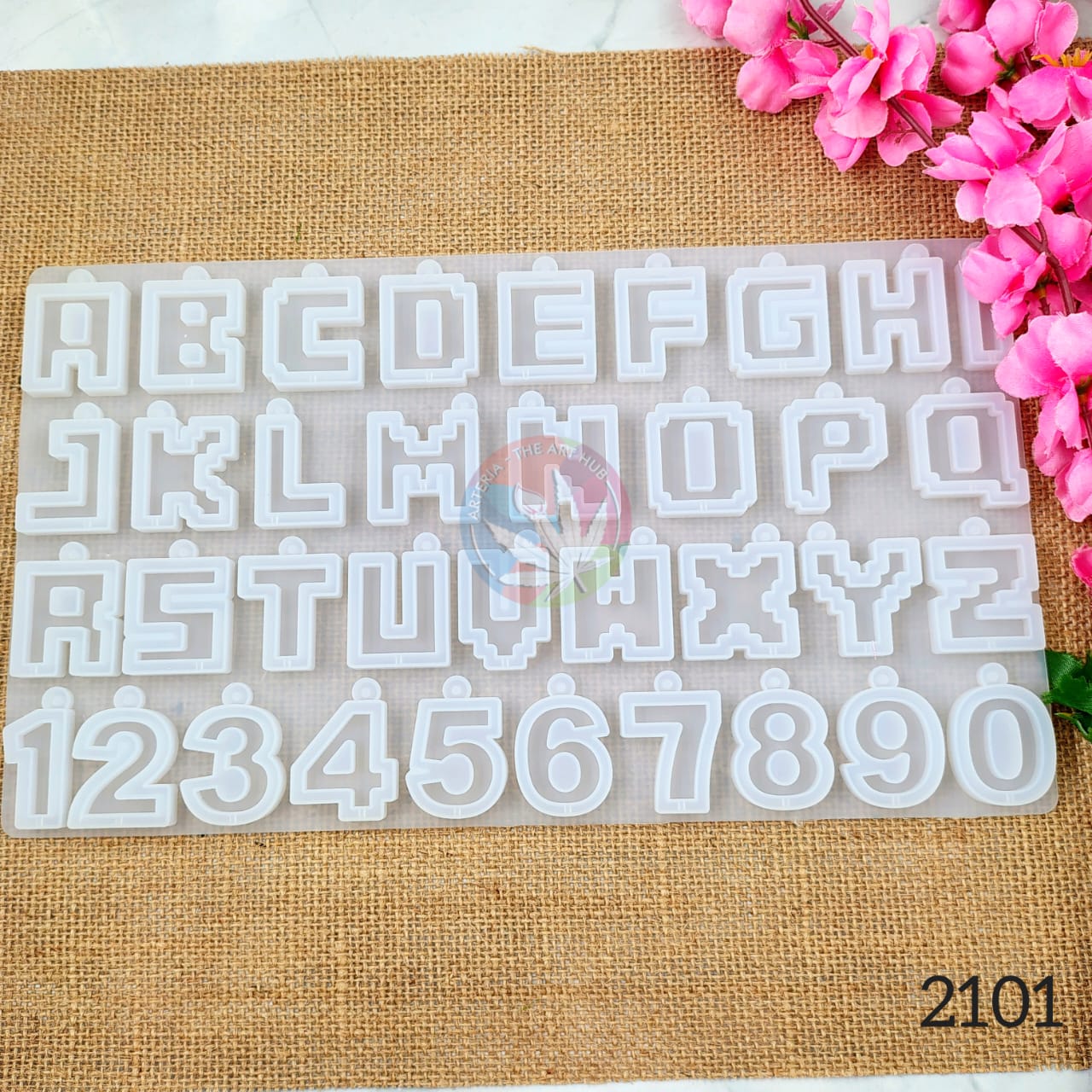 Pixels Alphabets Mould- Shakers