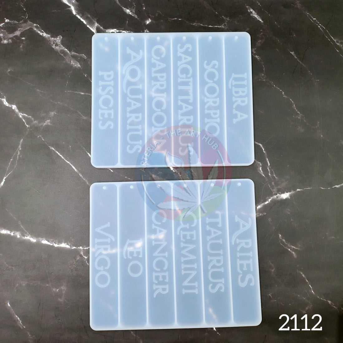 Zodiac Sign Bookmark Mould- Set of 2