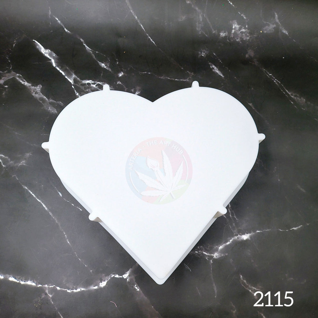 50 mm Deep Cast Heart Mould-  8.5" x 7.5"