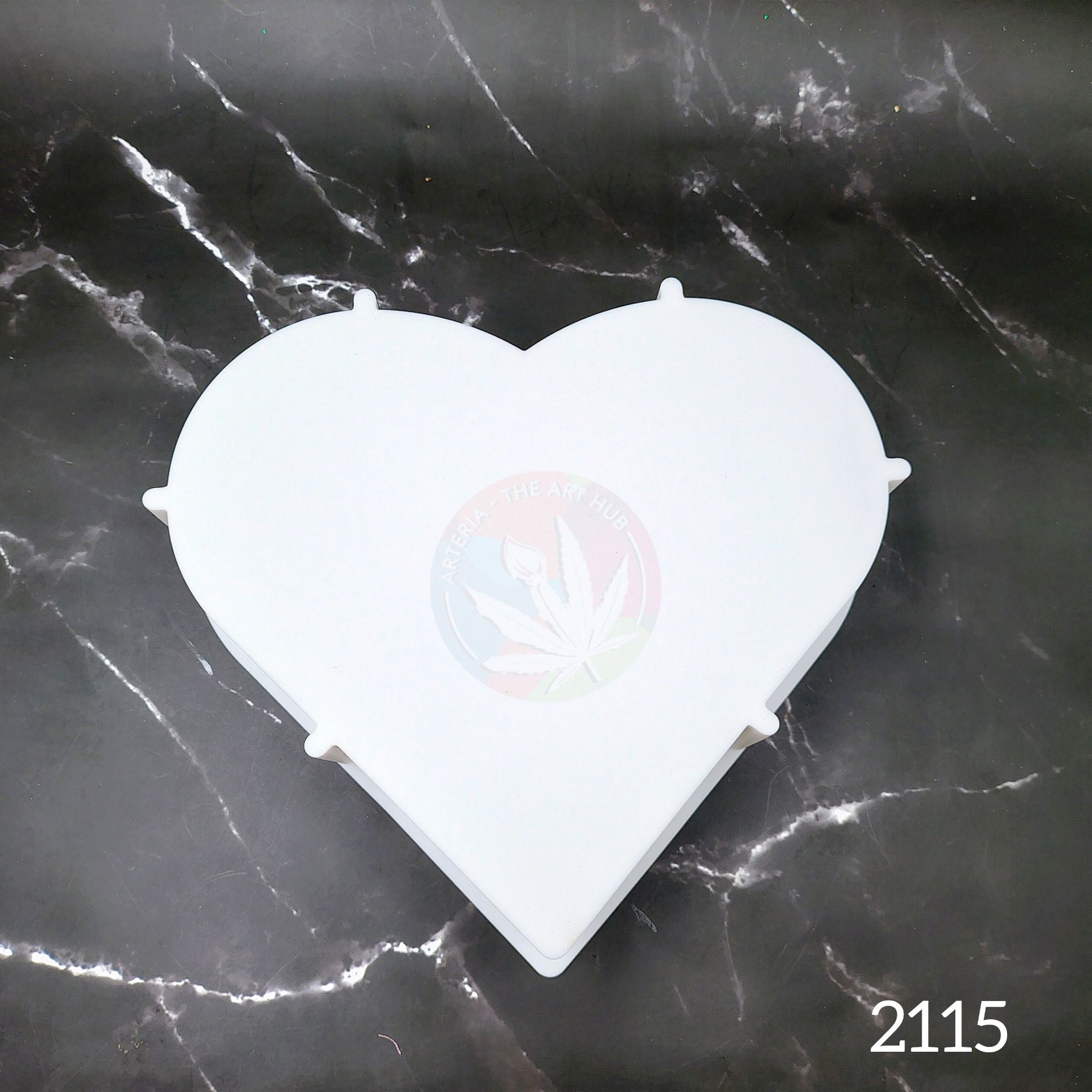 50 mm Deep Cast Heart Mould-  8.5" x 7.5"