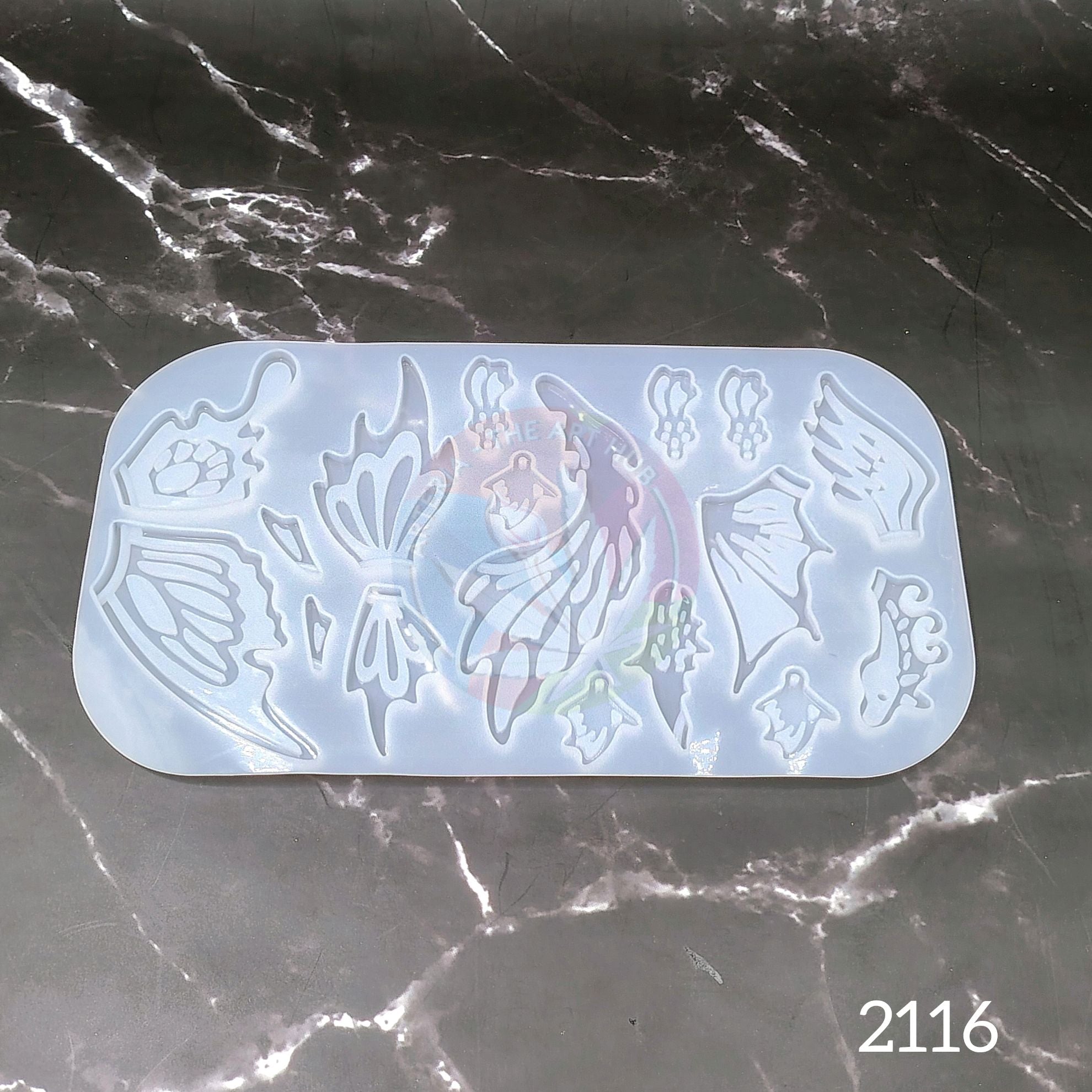 17 Cavity Butterfly Wing Earing & Pendant Mould