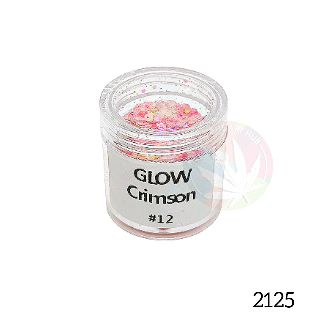 Glow in the dark glitters - Magic Crimson