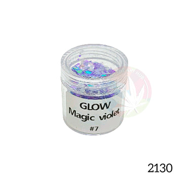 Glow in the dark glitters - Magic Violet