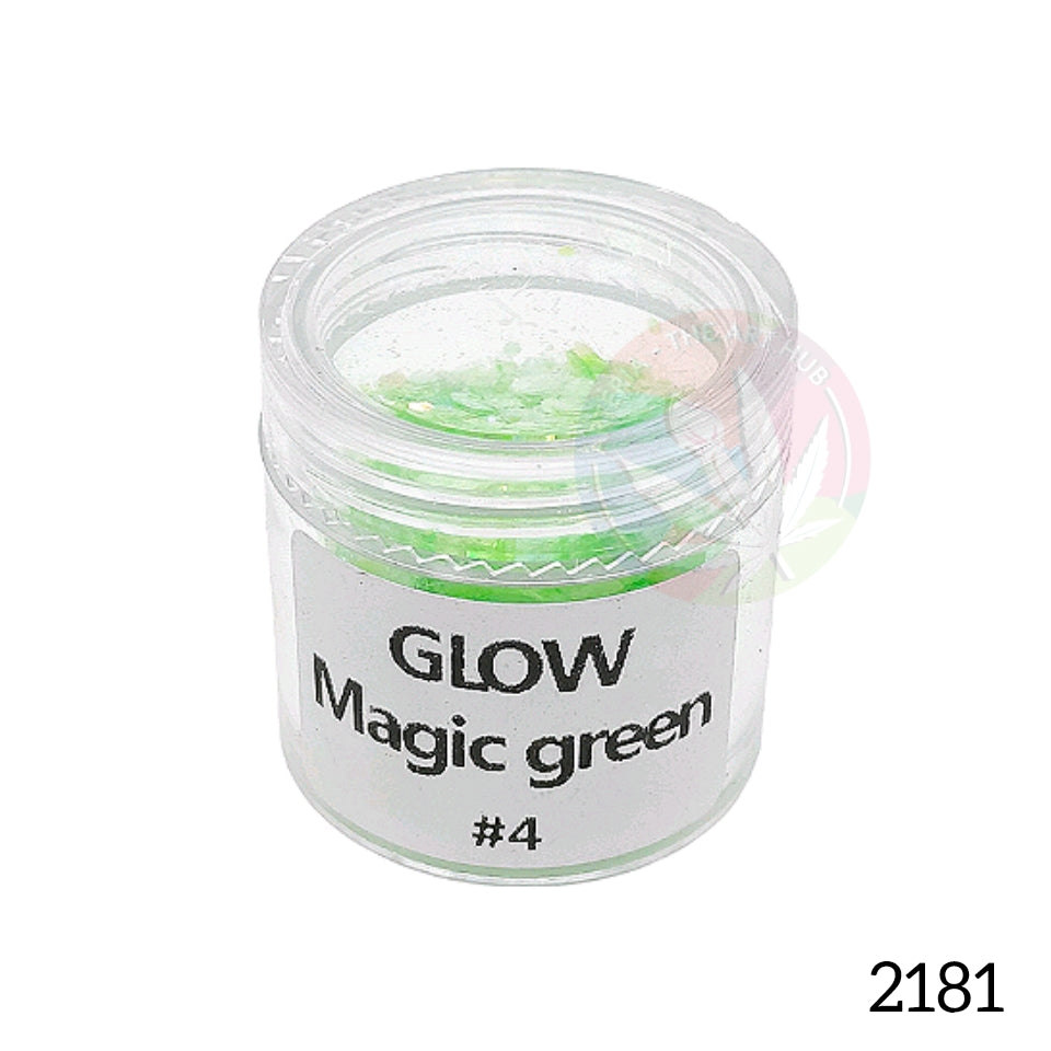 Glow in the dark glitters - Magic Green