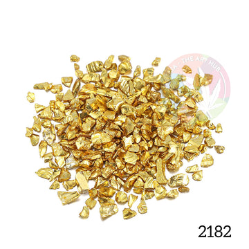 Glass Granules Medium - Dark Gold