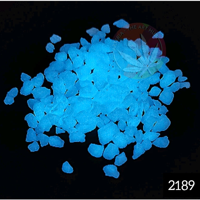 Glow in the dark Stones-Small Blue