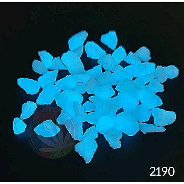 Glow in the dark Stones- Big Blue