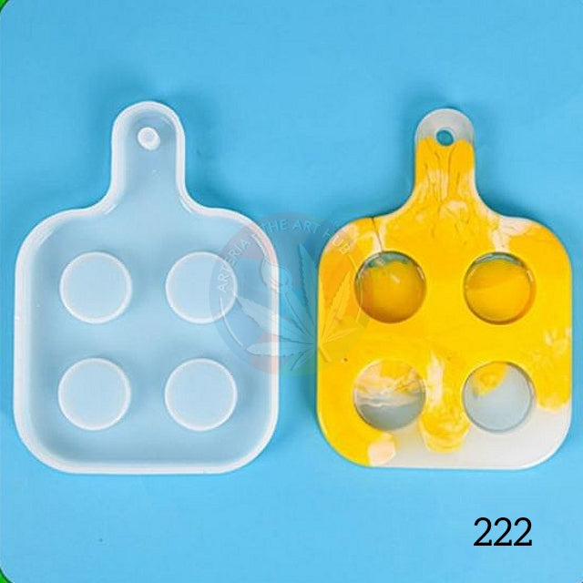 Square Shot Glass Tray Mould