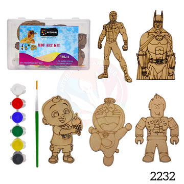 MDF Painting Kit- Superheroes