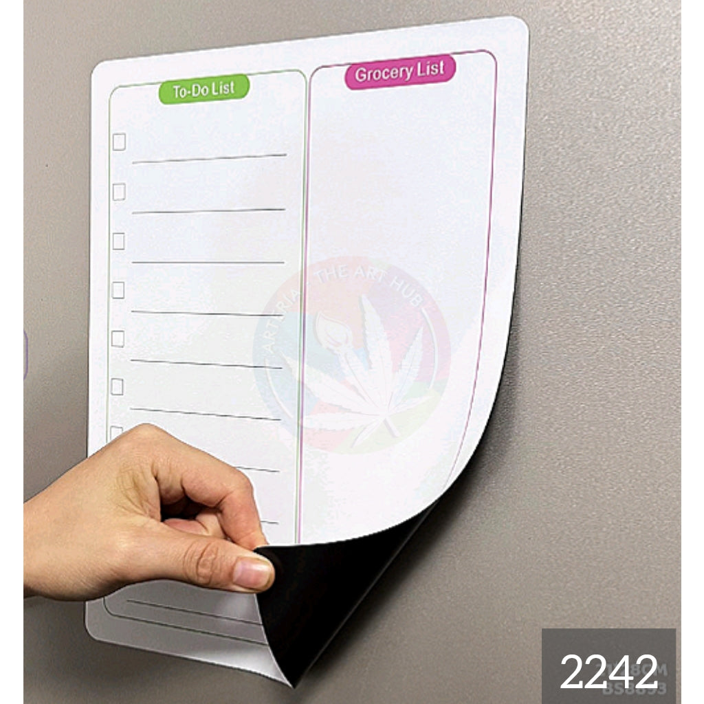 Weekly Magnetic Planner White- A4 Size