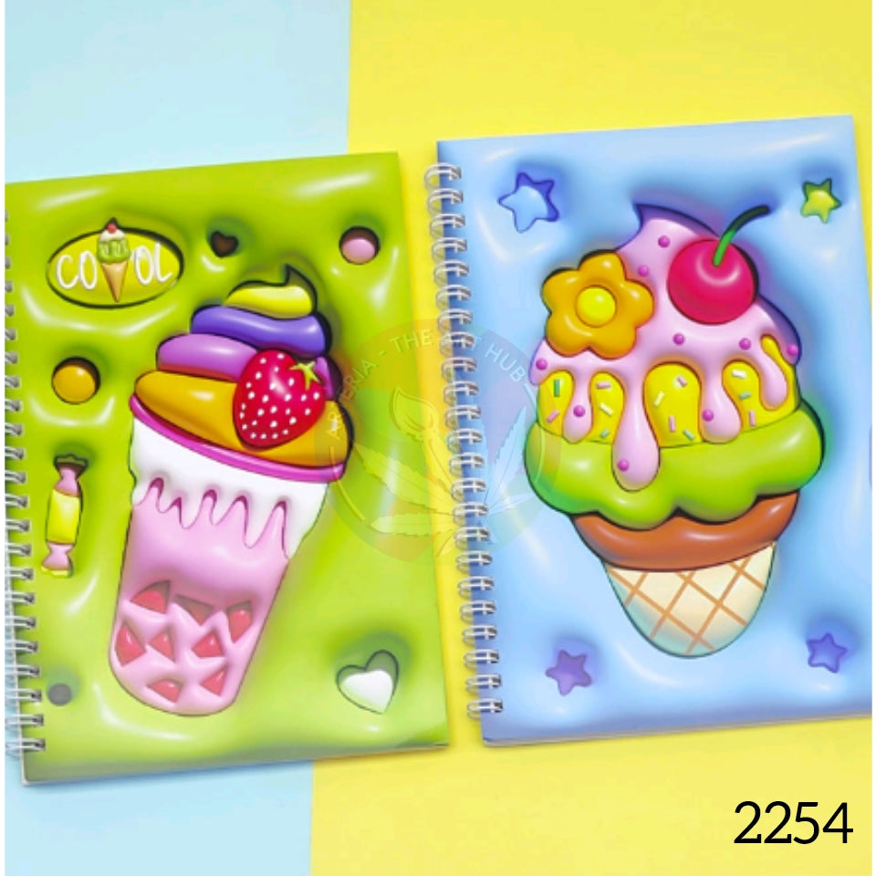 Quirky A5 Spiral Diary  60 Pages