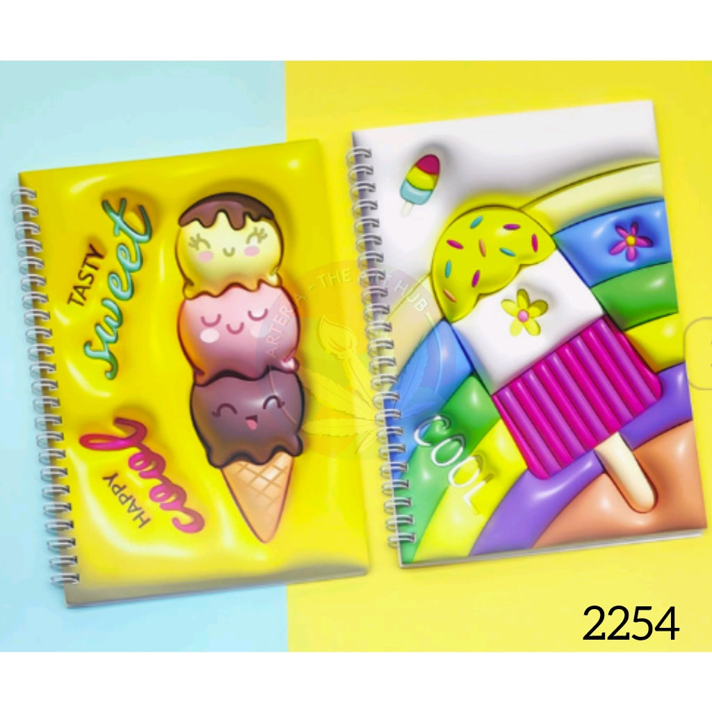 Quirky A5 Spiral Diary  60 Pages