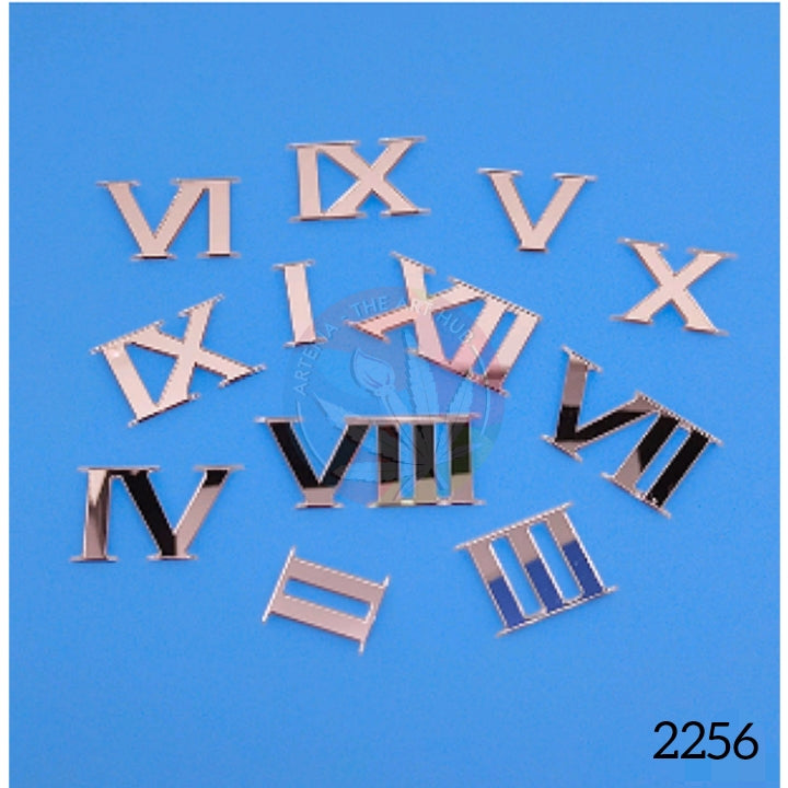 Acrylic 12 Roman Clock Numbers -Copper - 1 Inch