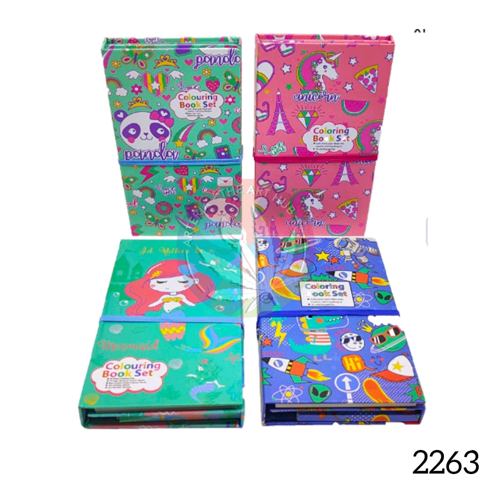 3 fold colouring book