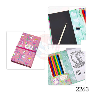 3 fold colouring book