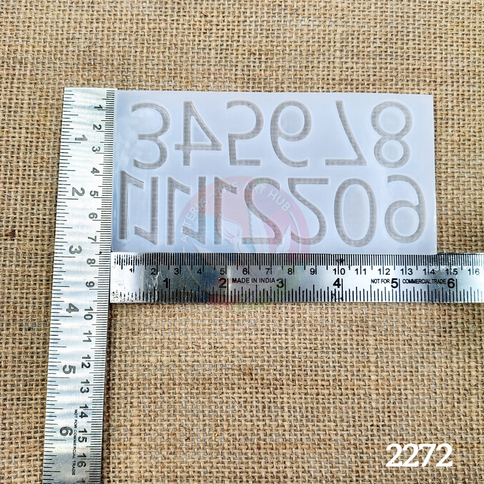 Numbers for clock dial mould