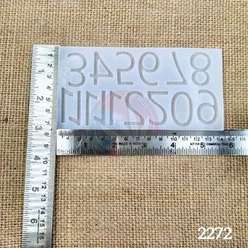 Numbers for clock dial mould
