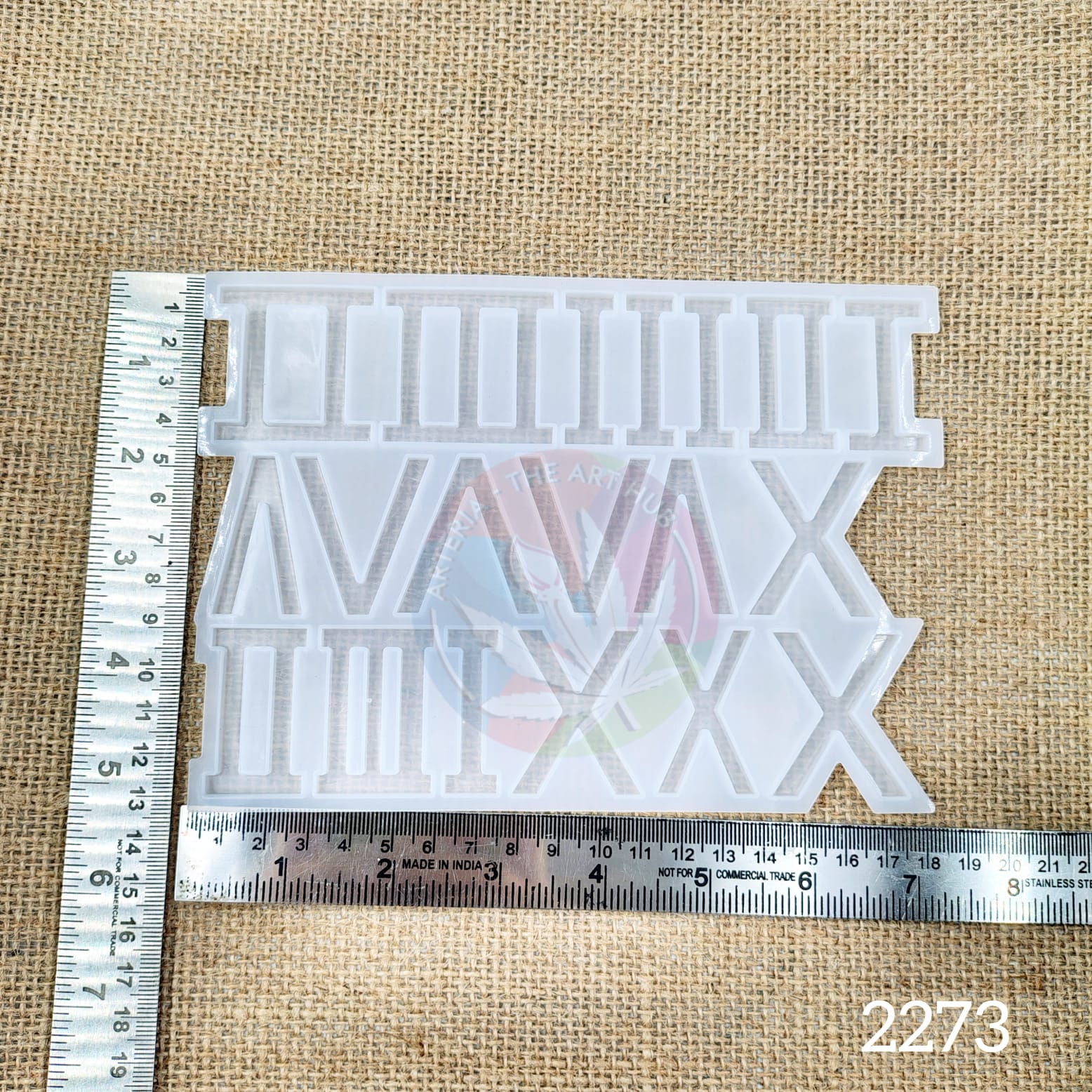 Roman Numbers for clock dial mould