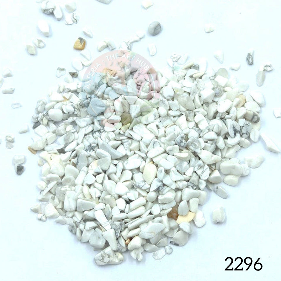 White Natural stone granules