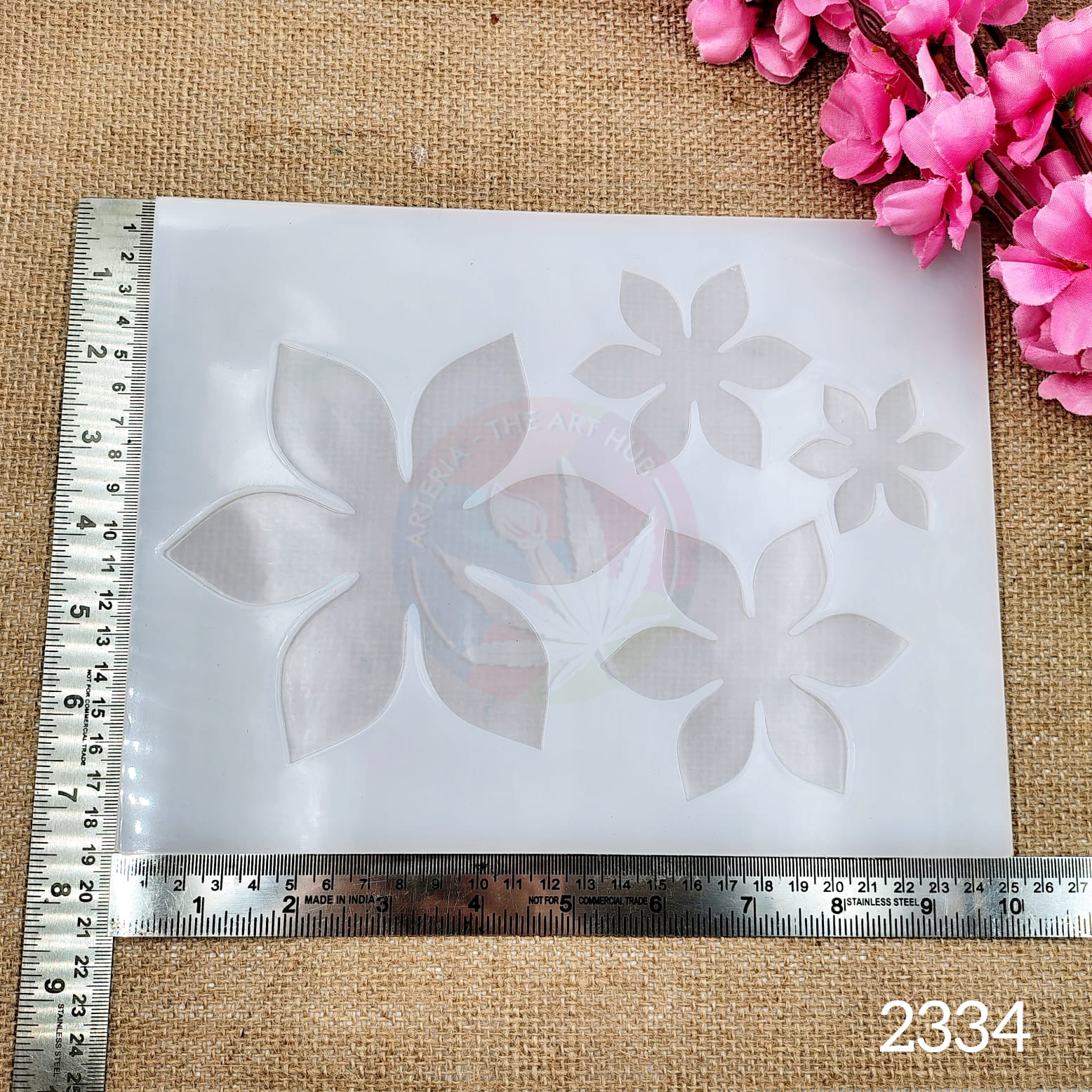 4 in 1 3D flower mould