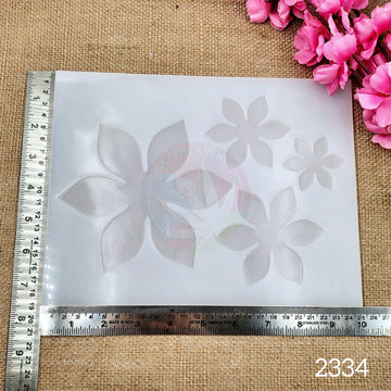4 in 1 3D flower mould