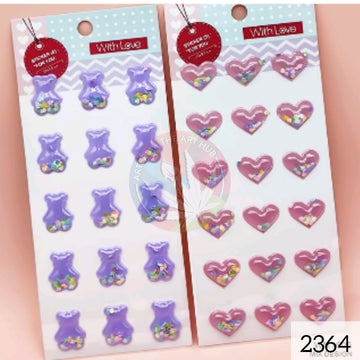 Puffy Sequins Stickers